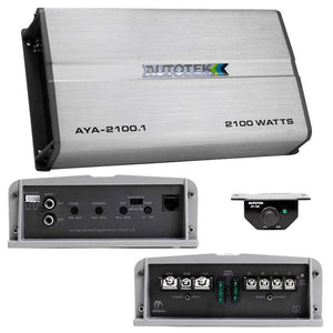 Autotek Alloy Amplifier Mono 2100 Watts Max 2 ohm