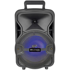 Blackmore 8" Bluetooth Rechargeable 12V Amplifier Speaker