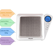 American Weigh Scales Blade Series Digital Precision Pocket Weight Scale Silver 650 x 0.1G Silver