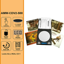 American Weigh Scales CD Series Compact Gram Digital Pocket Scale Black 500g X 0.1g