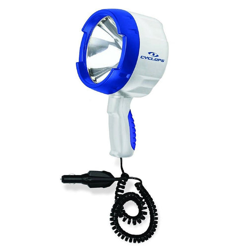 Cyclops 1400 LUMEN 12V Direct Marine Spotlight White Body/Blue accent