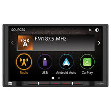 Dual 7" Double Din Mechless Digital Media Receiver with Apple CarPlay Android Auto