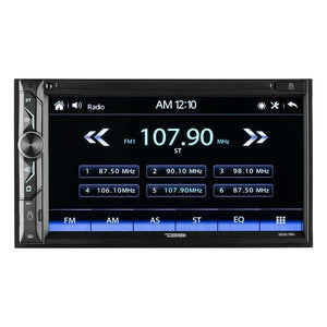 DS18 6.9" Touchscreen Double Din Mechless AM/FM/BT/Mirror Link