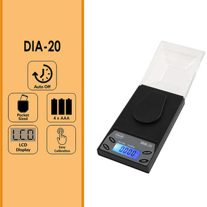 American Weigh Scales DIA20 Digital Carat Scale 100 by 0.005 CARAT