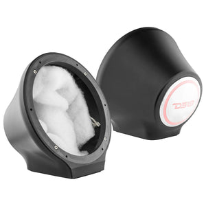 DS18 8" Flat Mount Speaker Pods Universal for Any Application - Black (Pair)