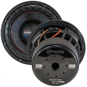 American Bass 12" 400 oz Magnet 4" Voice Coil Dual 2 ohm