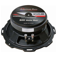 American Bass 8" Shallow Mount Midrange 800W Max 4 Ohm