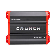 Crunch Ground Pounder 2 X 500 @ 4 Ohms 2 X 1000 @ 2 Ohms 1 X 2000 Watts @ 4 Ohms Bridged