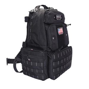 GPS Tactical Range Backpack Tall Black