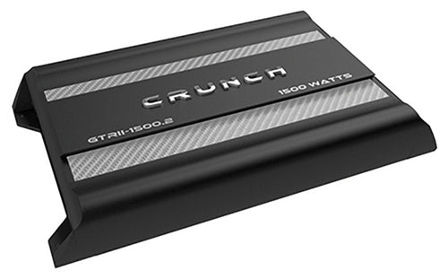 Crunch GRRII Amplifier 2 X 375 @ 4Â  Ohms 2 X 750 @ 2 Ohms 1 X 1500 Watts @ 4 Ohms Bridged