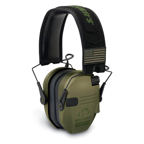 Walker's RAZOR SLIM ELECTRONIC MUFF - OD GRN PATRIOT