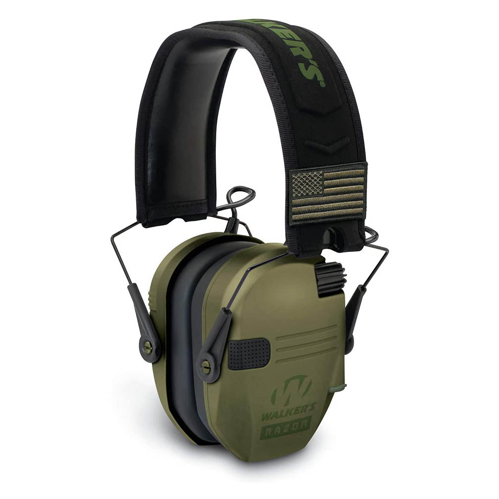 Walker's RAZOR SLIM ELECTRONIC MUFF - OD GRN PATRIOT