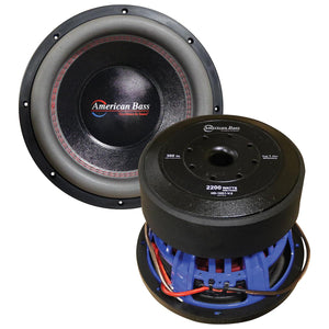 American Bass 10" Woofer Dual 1 ohm  4000 Watts Max 2200 RMS