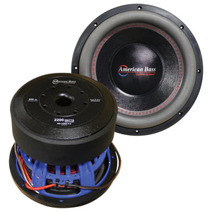 American Bass 10" Woofer Dual 2 ohm  4000 Watts Max 2200 RMS