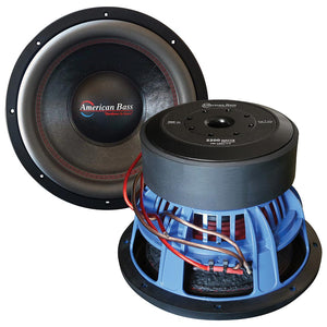 American Bass 12" Woofer 2200W RMS / 4000 watts max 1 Ohm DVC