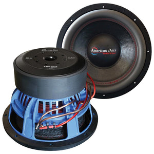 American Bass 12" Woofer 2200W RMS / 4000 watts max 2 Ohm DVC