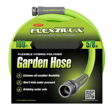Flexzilla Garden Hose 5/8in x 100ft 3/4in   11 1/2 GHT Fittings