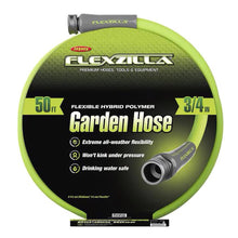 Flexzilla Garden Hose 3/4in x 50ft 3/4in   11 1/2 GHT Fittings