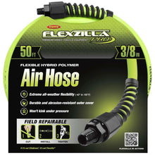 Flexzilla Pro Air Hose 3/8in x 50ft 1/4in MNPT Fittings