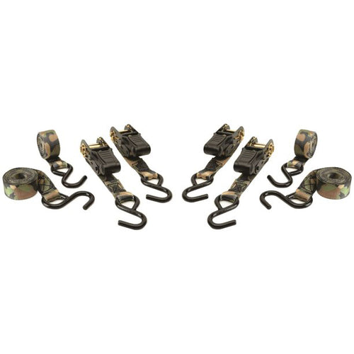 HME Ratchet Tie Downs - Camo (4 pack)