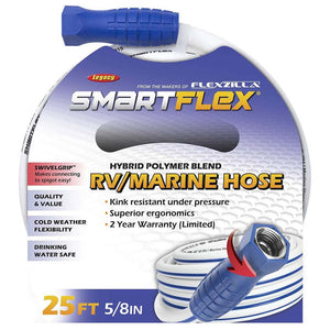 SmartFlex RV/Marine Hose 5/8in x 25ft 3/4in   11 1/2 GHT Fittings