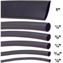 HEAT SHRINK TUBING(HST38BK) 3/8" 100 FEET