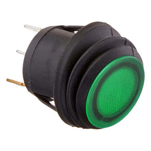Nippon Waterproof rocker switch green sold each