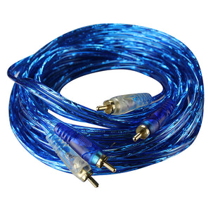 4 Gauge amp kit Blue/Silver wire AFC fuse