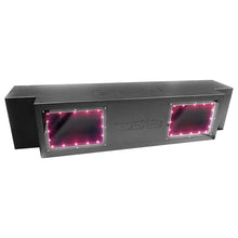 DS18 Vented Down-Firing Dual 12" Enclosure for Jeeps with Acrylic Windows & LED Illumination