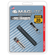MAGLITE Incandescent 1-Cell AAA Solitaire Flashlight Black