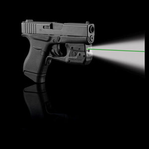 Crimson Trace Laserguard Pro with a Tactical Flashlight for Glock 42 & 43 Green Laser