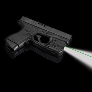 Crimson Trace Laserguard Pro with a Tactical Flashlight for Glock 42 & 43 Green Laser