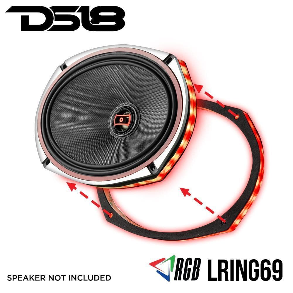 DS18 Vision 6x9 Rgb LED Ring for Speaker and Subwoofers