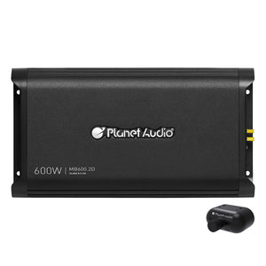 Planet Audio Mini Bang Series Amplifier 600 Watts Max Two Channel Digital