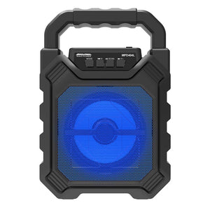 Max Power Rechargeable 4" Portable Bluetooth Speaker - Blue Grill