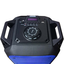 Max Power Rechargeable Dual 6.5" Bluetooth Speaker - Blue Grill
