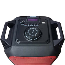Max Power Rechargeable Dual 6.5" Bluetooth Speaker - Red Grill