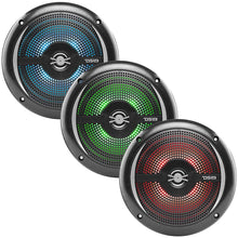 DS18 6.5" 2-Way Marine Speakers with RGB Illumination (Pair)