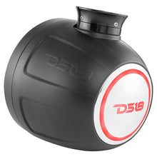 DS18 Marine/Powersports 2-Way 8" Pod Speaker with Integrated RGB LED Lights - Black (Pair)
