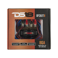 DS18 8 Gauge Amplifier Wiring Kit - OFC 100% Copper