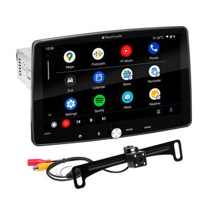Planet Audio Single Din 10.1" Apple Car Play Android Auto Bluetooth Back up Camera