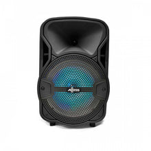 Axess 8" Bluetooth Party Speaker Disco LightsRemoteRechargeable Battery