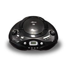 Axess Portable Thunder Blast CD Bluetooth Boombox Black