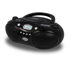 Axess Portable Thunder Blast CD Bluetooth Boombox Black