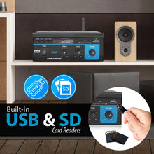 Pyle Mini 2 Channel 80 Watt Amplifier with Bluetooth