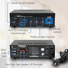 Pyle Mini Computer Stereo Power Amplifier 240 Watts Max