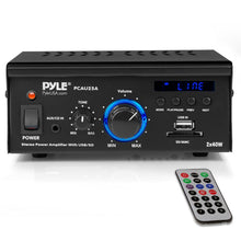 Pyle mini 2CH amplifier with USB