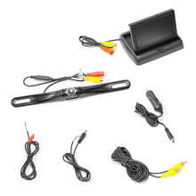 Pyle 4.3" Monitor w/ Aluminum Black License Plate Camera