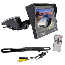 Pyle 4.7" Monitor w/ Rearview License Plate Camera