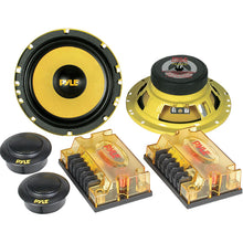 COMPONENT SYSTEM 6.5" PYLE GEAR;400WATTS;YLW MIDS/XOVERS
